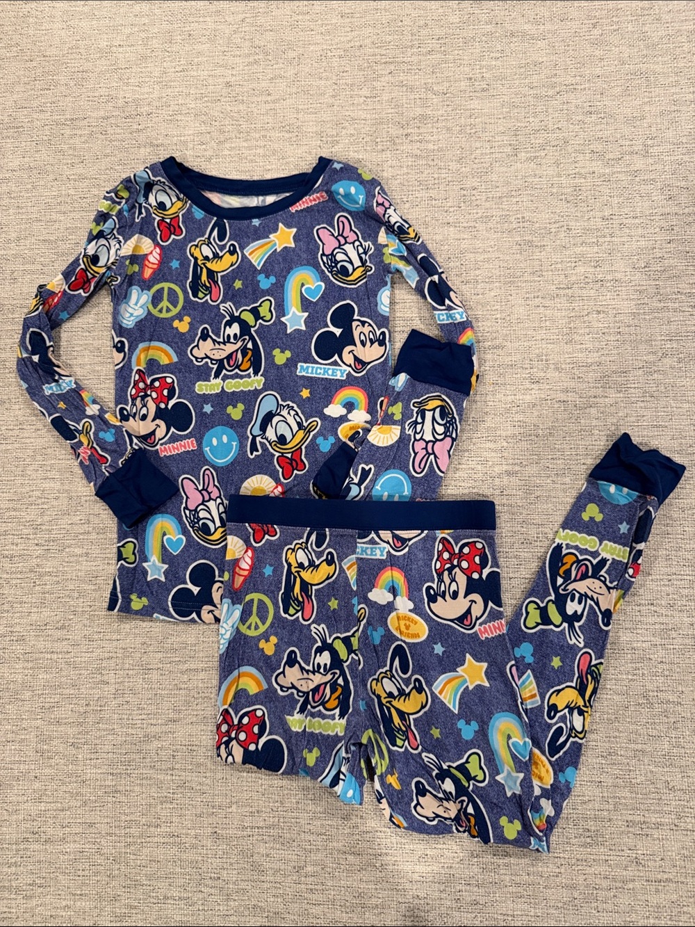Little Sleepies Disney Mickey and Friends Pajama Set
